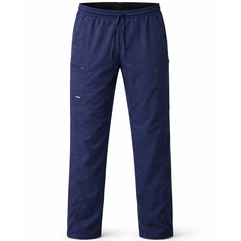 Greys Anatomy Spandex Stretch Cargo Scrub Pants Indigo Blue‎ Mens XL GSP558